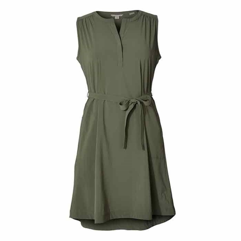 Royal Robbins Olive Spotless Traveler Dress 12